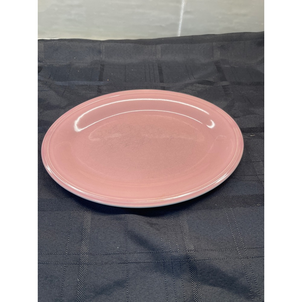Edwin Knowles Pink Plate Vintage China Dinnerware Blush Decor‎ 10 Inch